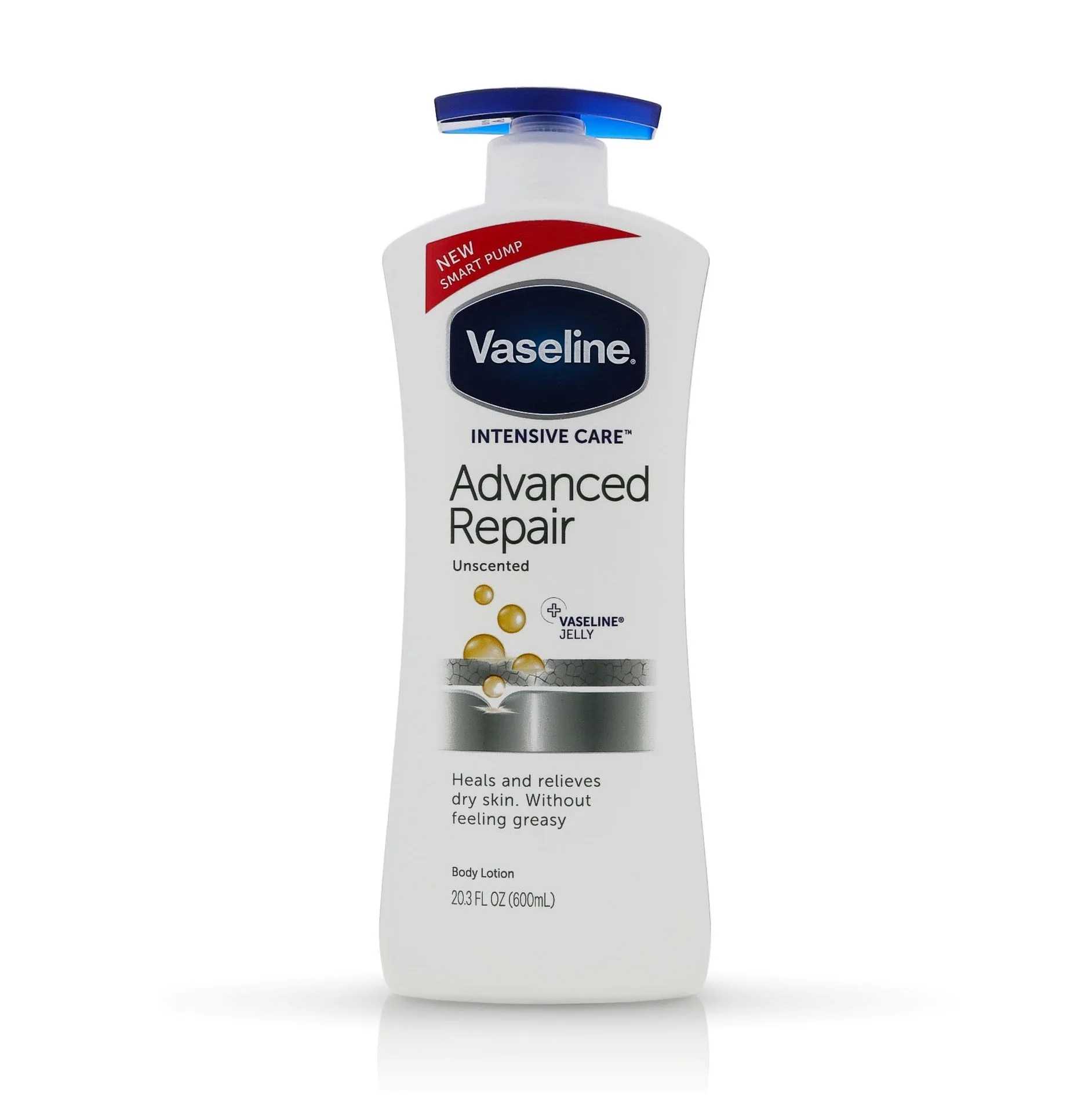 لوسیون ترمیم کننده وازلین سفید حجم 600 میل vaseline advanced repair body lotion لوسیون ترمیم کننده وازلین سفید حجم 600 میل vaseline advanced repair body lotion