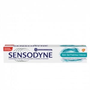 خمیر دندان ژلی سنسوداین شاداب کننده مدل Soin Gel Fraicheeur Intense