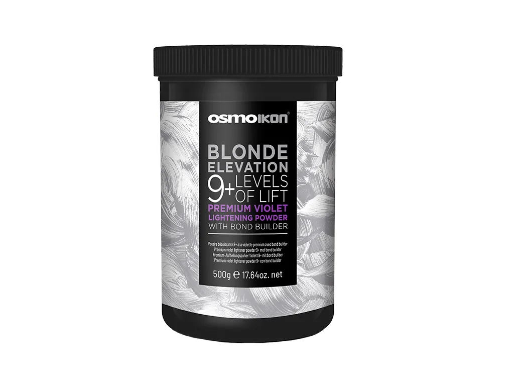 پودر دکلره ضد زردی حاوی پلکس ناین پلاس اوسمو Premium Violet Bleach 9+ With Bond Builder پودر دکلره ضد زردی حاوی پلکس ناین پلاس اوسمو Premium Violet Bleach 9+ With Bond Builder