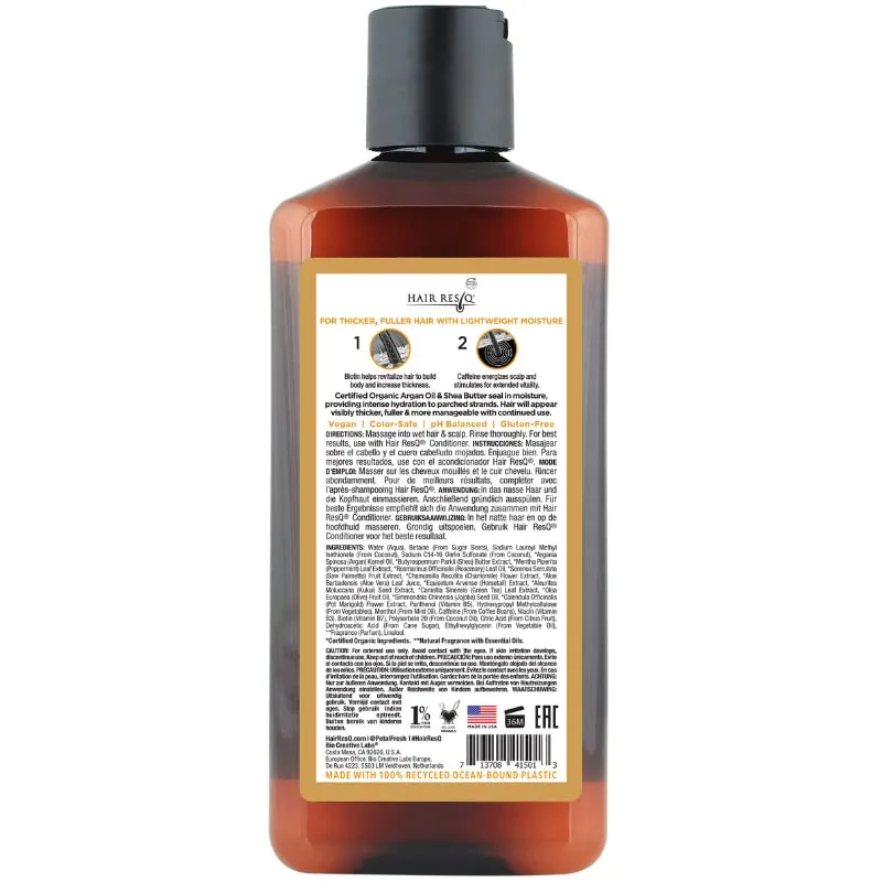 شامپو پتال فرش بیوتین ضخیم کننده Hair resQ موهای خشک و نازک LIGHTWEIGHT MOISTURE