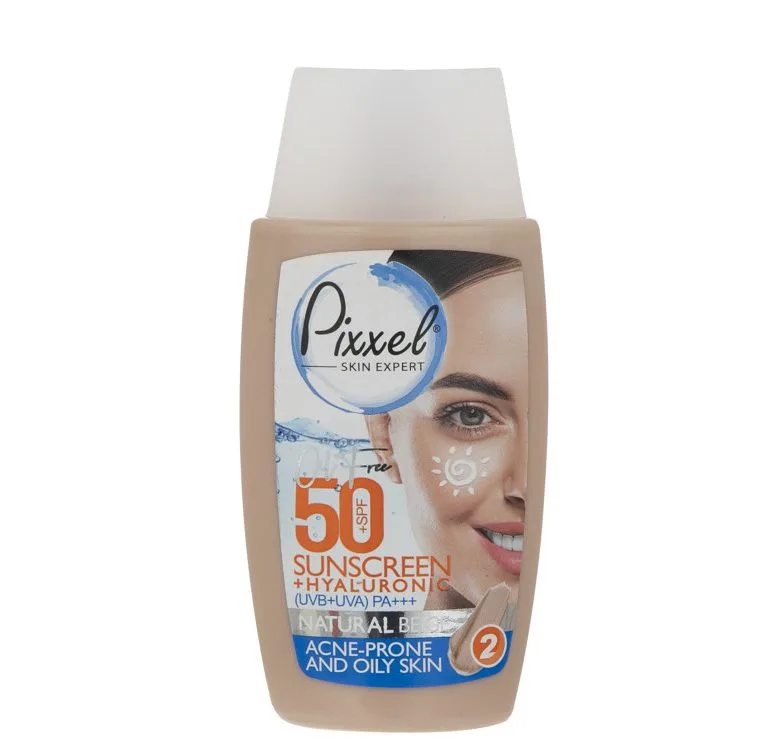 کرم ضد آفتاب پیکسل ایرانی مدل Natural BEIGE مناسب پوست چرب کرم ضد آفتاب پیکسل ایرانی مدل Natural BEIGE مناسب پوست چرب