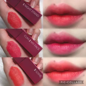 تینت لب غلیظ نانی باشر NNB NUNI BUSHER محصول کره جنوبی در 8 رنگ مختلف