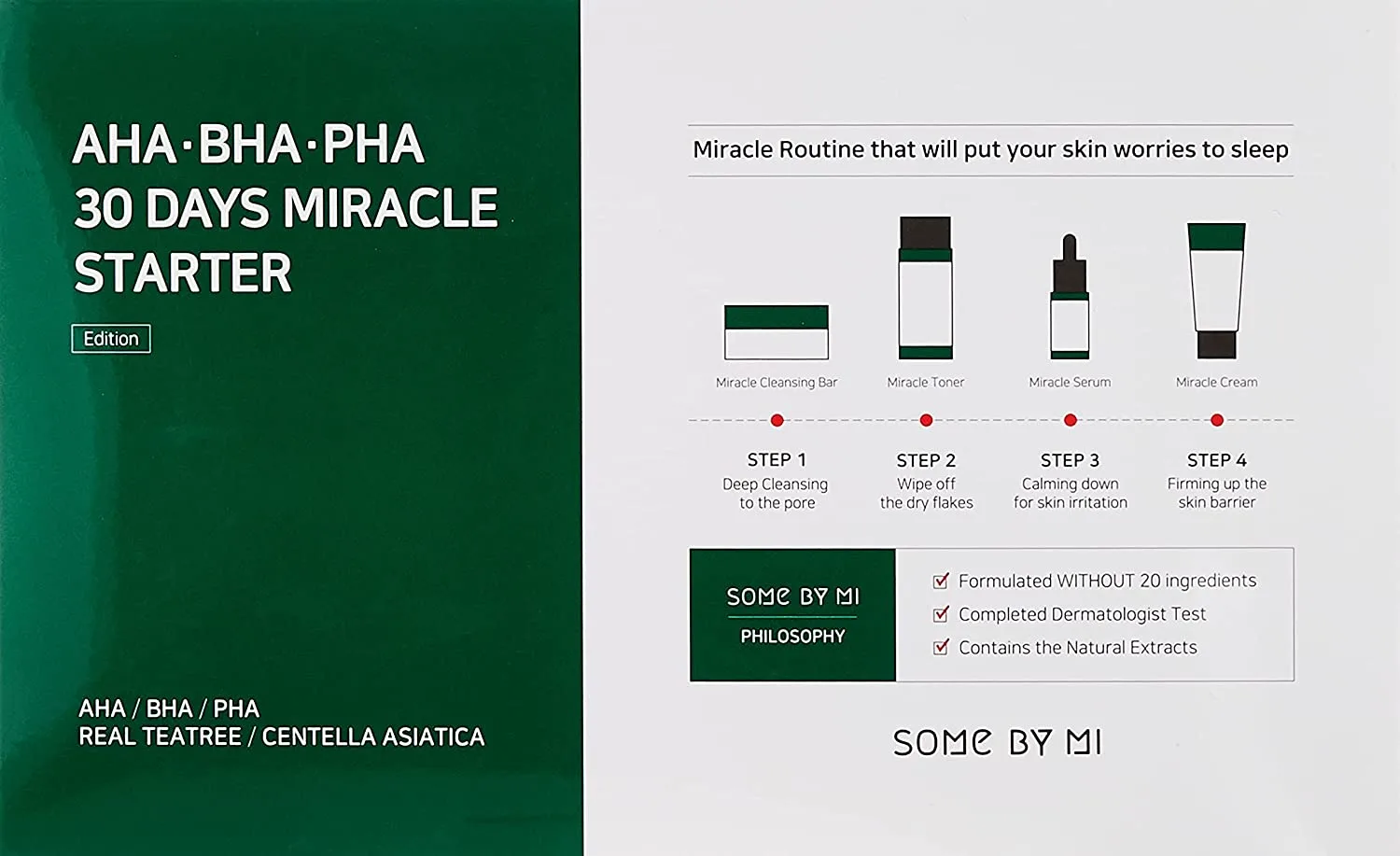 کیت 30 روزه استارتر لایه بردار تی تری سام بای می AHA.BHA.PHA