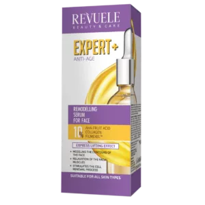 سرم ضد چروک اکسپرت ریول حاوی کلاژن اسید میوه 10%  مناسب انواع پوست Revuele