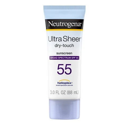 ضد آفتاب فاقد چربی نیتروژینا بی رنگ ؛ Ultra Sheer Dry-Touch Spf 55 ضد آفتاب فاقد چربی نیتروژینا بی رنگ ؛ Ultra Sheer Dry-Touch Spf 55