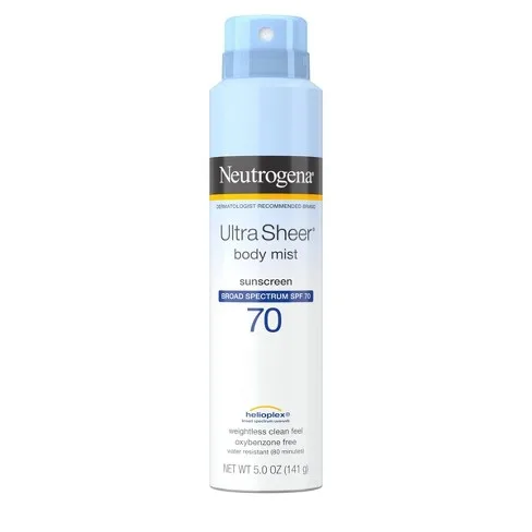 اسپری ضد آفتاب بدن نوتروژینا مدل ultra sheer spf 70