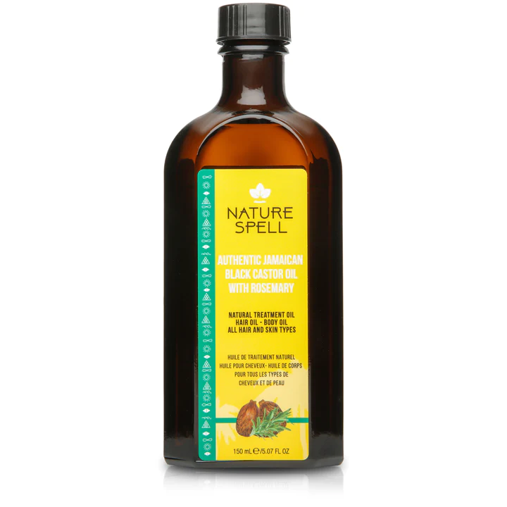 روغن کرچک سیاه جامائیکایی و رزماری مو و بدن نیچر اسپل