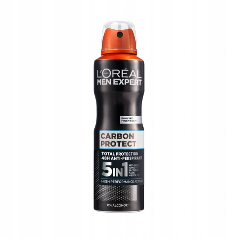 اسپری ضد تعریق مردانه لورآل مدل 5IN1 carbon protect اسپری ضد تعریق مردانه لورآل مدل 5IN1 carbon protect