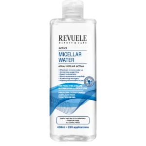 میسلار واتر اکتیو بدون الکل و عطر ریول مناسب انواع پوست Revuele