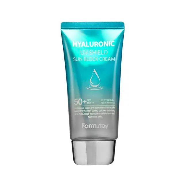 کرم ضد آفتاب هیالورونیک شیلد فارم استی spf 50 کرم ضد آفتاب هیالورونیک شیلد فارم استی spf 50