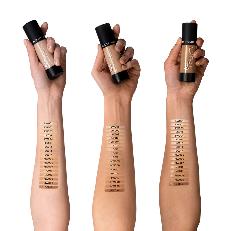 کرم پودر آل کاور اینگلوت کاور بالا کیفیت عالی INGLOT ALL COVERED