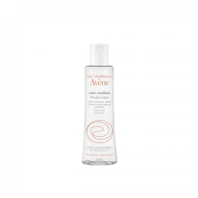 میسلار واتر آرایش پاک کن اون مناسب صورت و چشم و انواع پوست حتی حساس 200میل Avene Micellar Lotion میسلار واتر آرایش پاک کن اون مناسب صورت و چشم و انواع پوست حتی حساس 200میل Avene Micellar Lotion