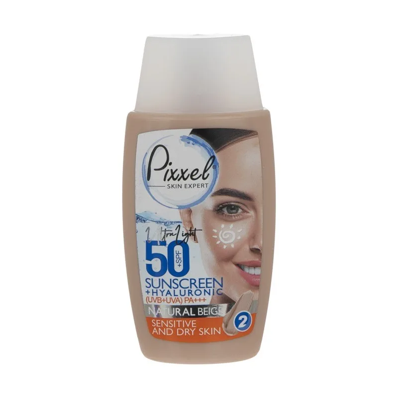 کرم ضد آفتاب پیکسل ایرانی مدل Natural BEIGE مناسب پوست خشک کرم ضد آفتاب پیکسل ایرانی مدل Natural BEIGE مناسب پوست خشک