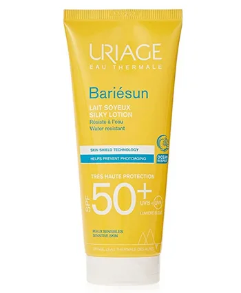 لوسیون ضد آفتاب بی رنگ بریسان اوریاژ 100میل آبرسان انواع پوست حتی حساس SPF50 لوسیون ضد آفتاب بی رنگ بریسان اوریاژ 100میل آبرسان انواع پوست حتی حساس SPF50