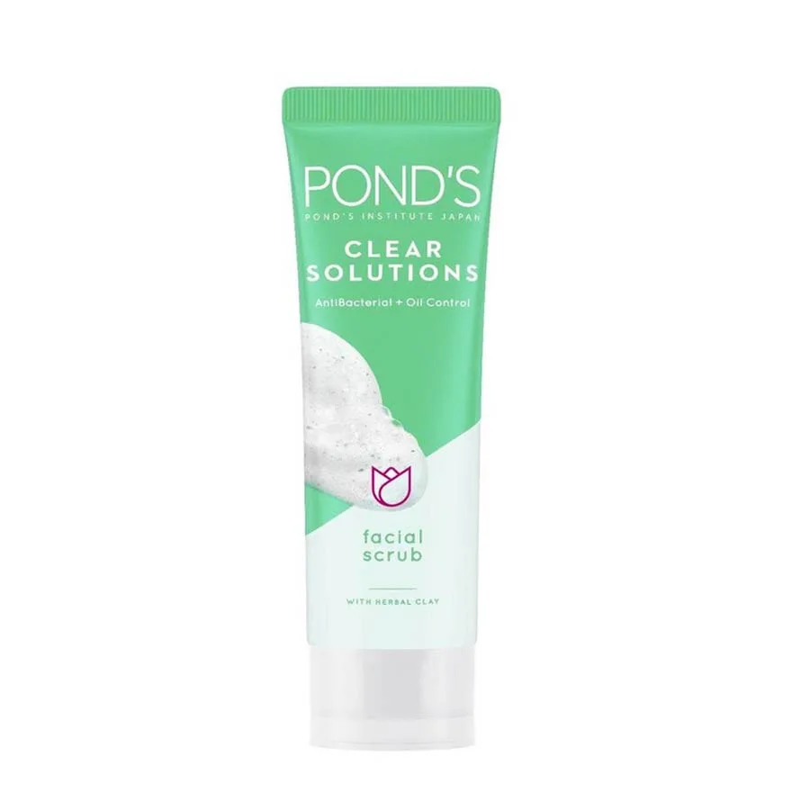 اسکراب آنتی باکتریال و کنترل چربی پوندز clear solution اسکراب آنتی باکتریال و کنترل چربی پوندز clear solution