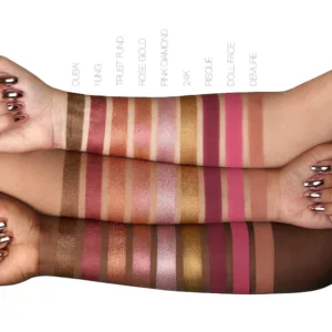 پالت سایه رز گلد هدی بیوتی rose gold pallete remastered
