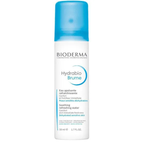 اسپری آب هیدرابیو بروم بایودرما آبرسان انواع پوست BIODERMA Hydrabio Brume اسپری آب هیدرابیو بروم بایودرما آبرسان انواع پوست BIODERMA Hydrabio Brume