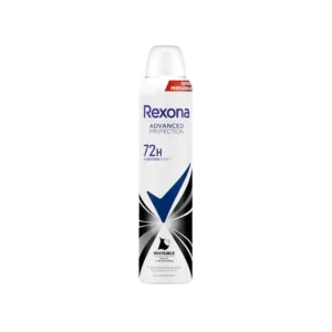 اسپری بدن ضد تعریق رکسونا ۷۲H ساعته بدون رد سفیدی Rexona Invisible