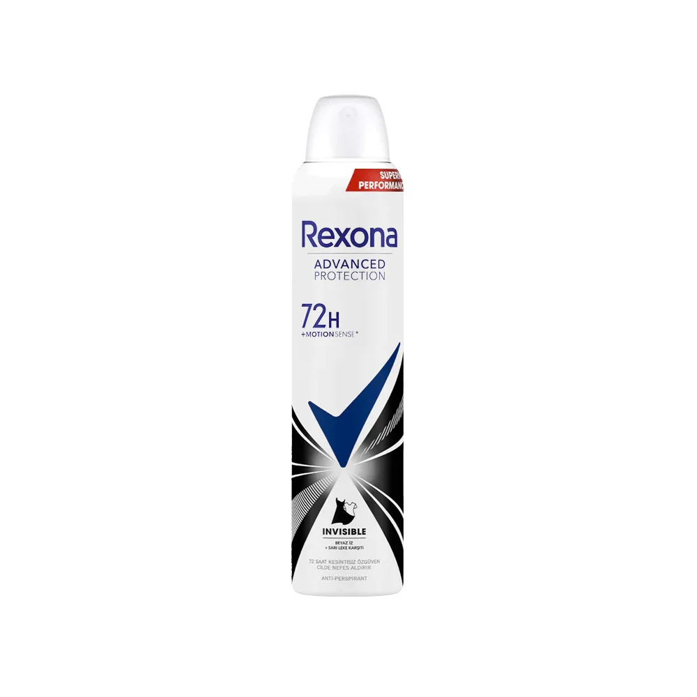 اسپری بدن ضد تعریق رکسونا ۷۲H ساعته بدون رد سفیدی Rexona Invisible اسپری بدن ضد تعریق رکسونا ۷۲H ساعته بدون رد سفیدی Rexona Invisible