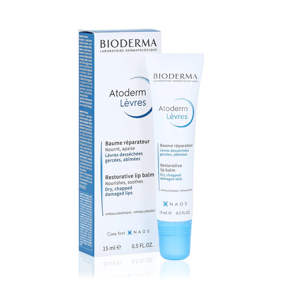بالم لب کرمی اتودرم بایودرما مناسب لب های خشک و آسیب دیده مرطوب کننده تسکین دهنده bioderma Atoderm lèvres بالم لب کرمی اتودرم بایودرما مناسب لب های خشک و آسیب دیده مرطوب کننده تسکین دهنده bioderma Atoderm lèvres