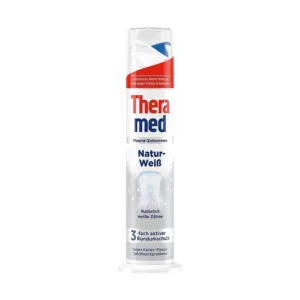 خمیر دندان سفیدکننده و ضد جرم ترامد Thera med مدل Natur Waib ــ ۱۰۰ میل