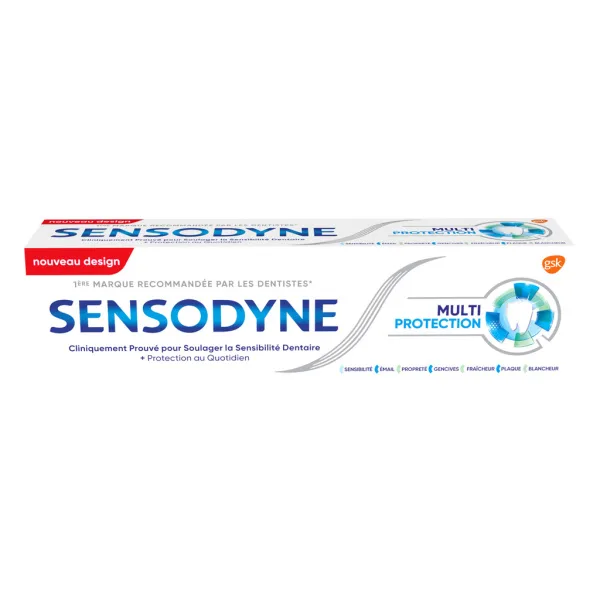 خمیردندان سنسوداین سفید کننده مصرف روزانه Sensodyne Multi Protection خمیردندان سنسوداین سفید کننده مصرف روزانه Sensodyne Multi Protection