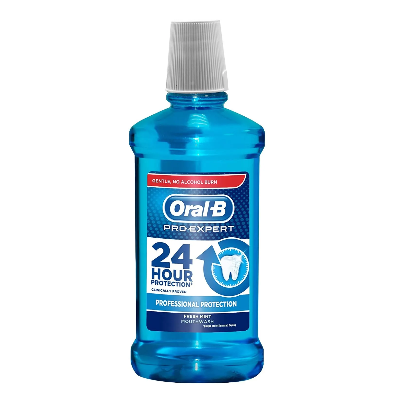 دهانشویه اورال بی رایحه نعنا تازه 500میل ORAL B PRO EXPERT MOUTH WASH دهانشویه اورال بی رایحه نعنا تازه 500میل ORAL B PRO EXPERT MOUTH WASH