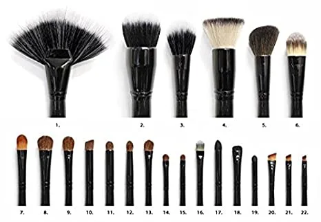 ست براش حرفه ای و کامل 22 تکه کاستال سنت Coastal Scents 22 Piece Makeup Brush Set