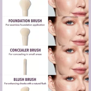 ست براش 8 تیکه شیگلم مدل pro core brush kit