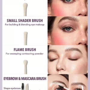 ست براش 8 تیکه شیگلم مدل pro core brush kit