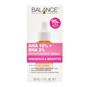 سرم لایه بردار بالانس AHA10%(گلیکولیک اسید) و AHA10%(سالیسیلیک اسید) روشن کننده پوست