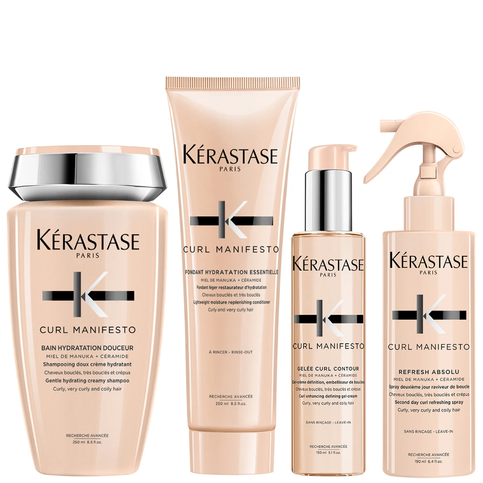 شامپو مخصوص مو فر کراستاس kerastase Bain Hydratation Douceur Curl Manifesto