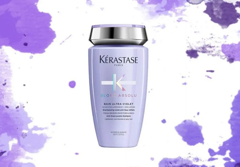 شامپو کراستاس بلوند ابسولو lمحافظ رنگ موهای بلوند ضد زردی روزانه kerastase Blond bain ultra violet