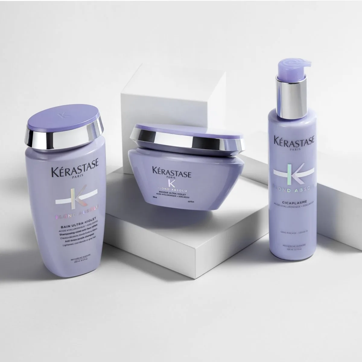 شامپو کراستاس بلوند ابسولو lمحافظ رنگ موهای بلوند ضد زردی روزانه kerastase Blond bain ultra violet