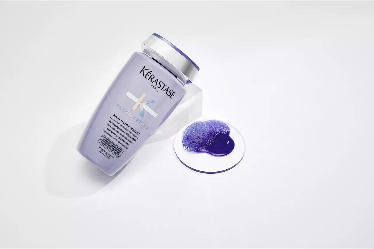 شامپو کراستاس بلوند ابسولو lمحافظ رنگ موهای بلوند ضد زردی روزانه kerastase Blond bain ultra violet