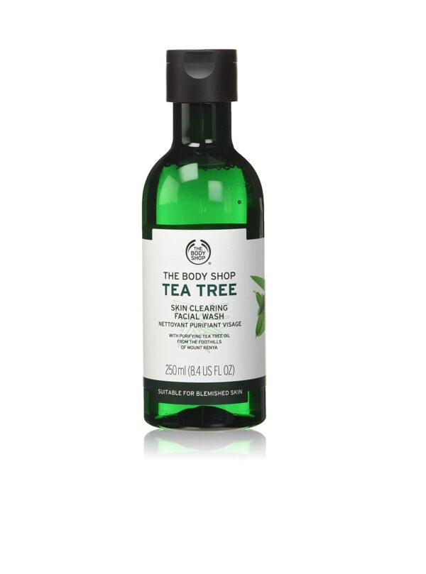 ژل شستشوی صورت درخت چای | بادی شاپ تی تری 250میل body shop tea tree gel