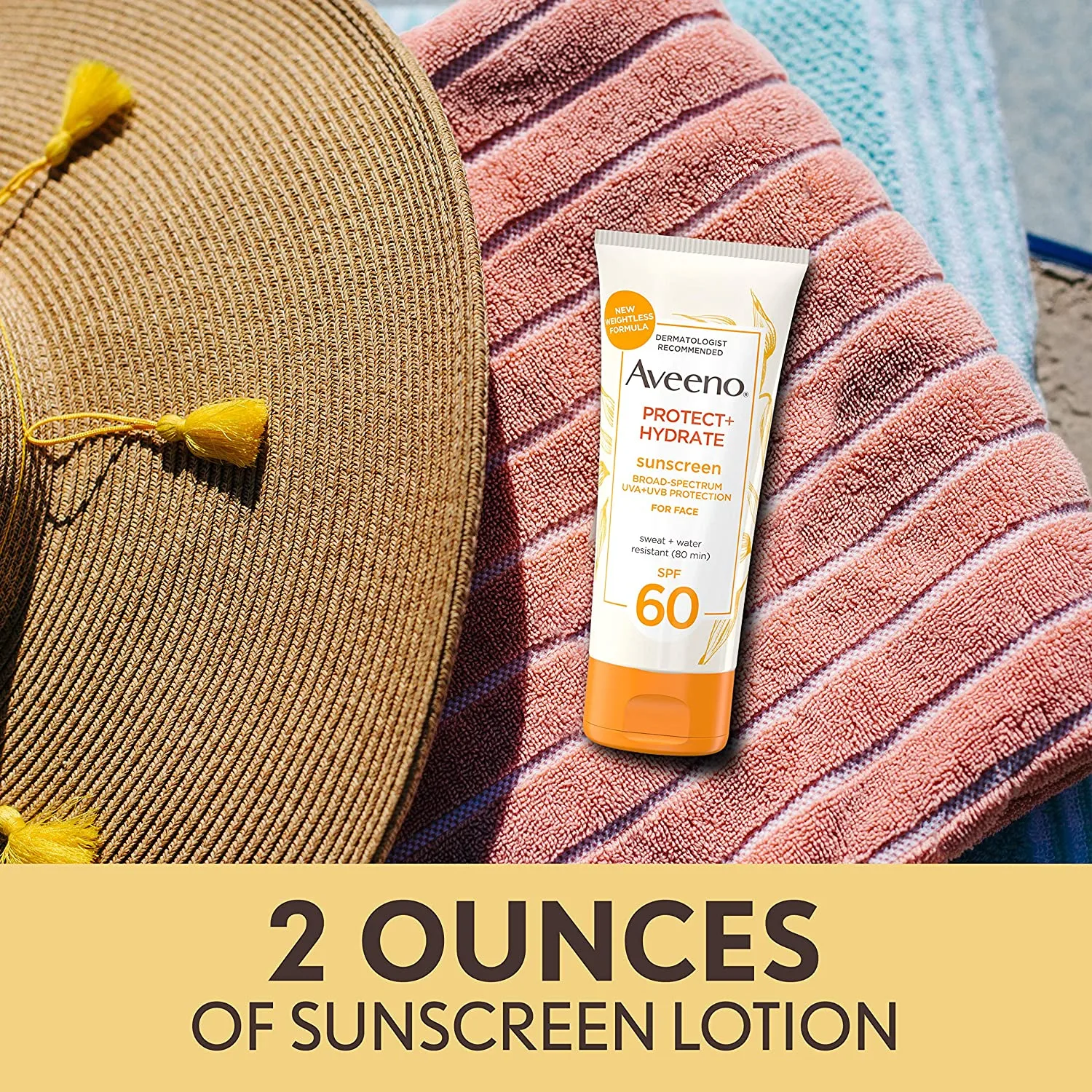 ضد آفتاب آبرسان جودوسر اوینو Aveeno ضدپیری و حساسیت وچربی 88 میل SPF60