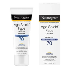 ضد آفتاب ضد چروک جوانساز نیتروژینا | آبرسان و فاقد چربی 88گرم Age Shield Face SPF70