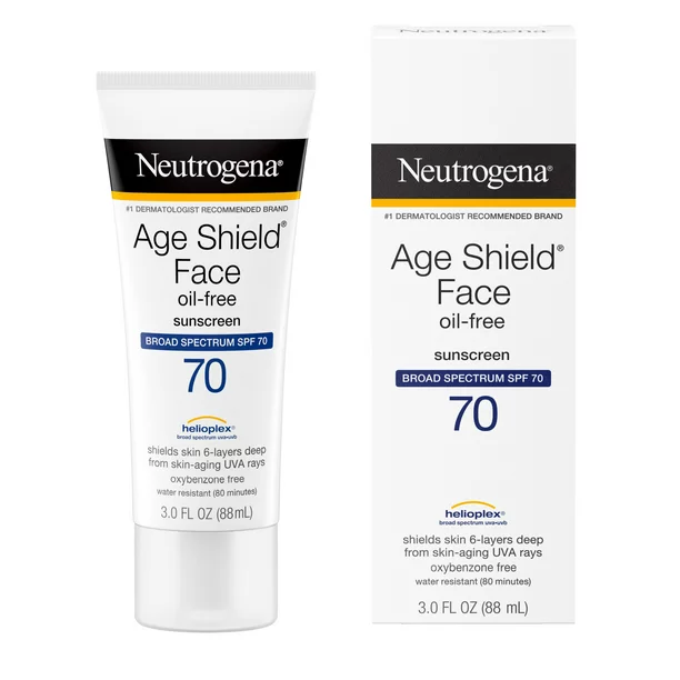 ضد آفتاب ضد چروک جوانساز نیتروژینا | آبرسان و فاقد چربی 88گرم Age Shield Face SPF70 ضد آفتاب ضد چروک جوانساز نیتروژینا | آبرسان و فاقد چربی 88گرم Age Shield Face SPF70