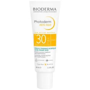 ضد آفتاب فلوئیدی AKN Mat بایودرما بی رنگ SPF 30 ضد لک و ضد جوش