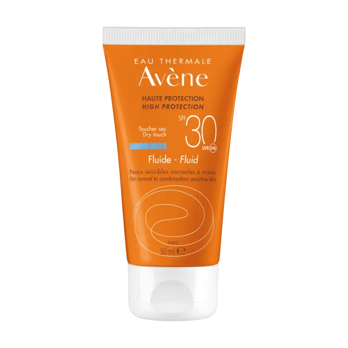 ضد آفتاب بی رنگ فلوئیدی اون پوست نرمال تا خشک و حساس SPF30