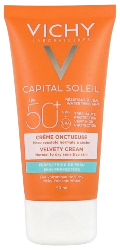 کرم ضد آفتاب ویشی مناسب نرمال تا خشک مدل capital soleil spf50 کرم ضد آفتاب ویشی مناسب نرمال تا خشک مدل capital soleil spf50