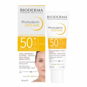 ضد آفتاب ضد لک بایودرما SPF50 اسپات ایج مناسب انواع پوست