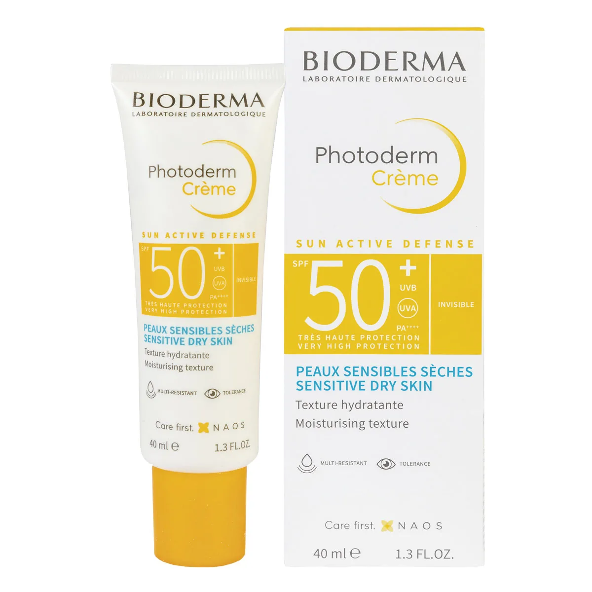 کرم ضد آفتاب بی رنگ بایودرما فتودرم مناسب پوست حساس و خشک SPF50