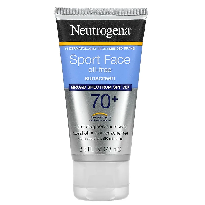 ضدآفتاب بی رنگ نیتروژینا | اسپرت فیس؛ 73میل ضدتعریق +SPF70 ضدآفتاب بی رنگ نیتروژینا | اسپرت فیس؛ 73میل ضدتعریق +SPF70
