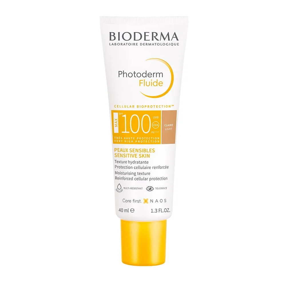ضدآفتاب فلویید رنگی بایودرما بسیار سبک CLAIRE LIGHT PA+++ SPF100 ضدآفتاب فلویید رنگی بایودرما بسیار سبک CLAIRE LIGHT PA+++ SPF100