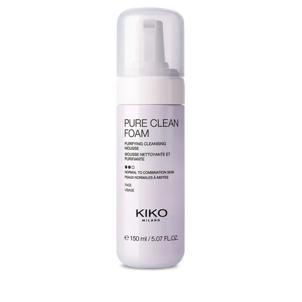 فوم شوینده کیکو مناسب پوست نرمال تا مختلط kiko pure clean foam