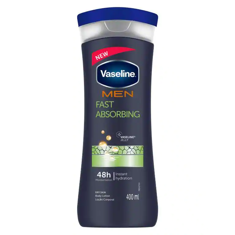 لوسیون بدن وازلین با جذب بسیار سریع مناسب پوست خشک مردانه vasiline fast absorbing لوسیون بدن وازلین با جذب بسیار سریع مناسب پوست خشک مردانه vasiline fast absorbing