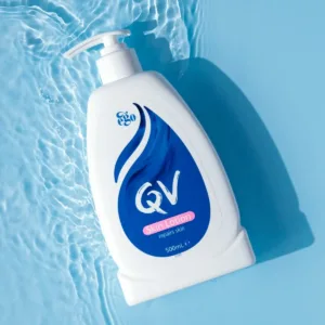 لوسیون بدن کیو وی qv مرطوب کننده 24 ساعته پوست خشک و درمان اگزما آتوپیک درماتیت پسوریازیس 250میل