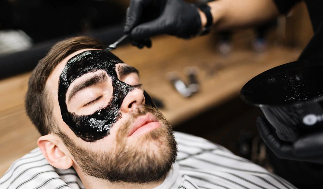 ماسک صورت پیل آف ژلی فریمن خاکستر آتشفشانی پاکسازی کننده و لایه بردار مناسب آقایان